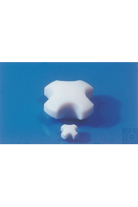 Barreau aimanté en PTFE, disc, longueur x diamètre, 6 x 10 mm Barreau aimanté en PTFE, disc,...